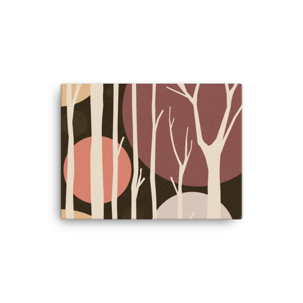 Mauve Wood Ready-to-Hang Premium Wrapped Wood Frame Art - Designed by Michigan Artists