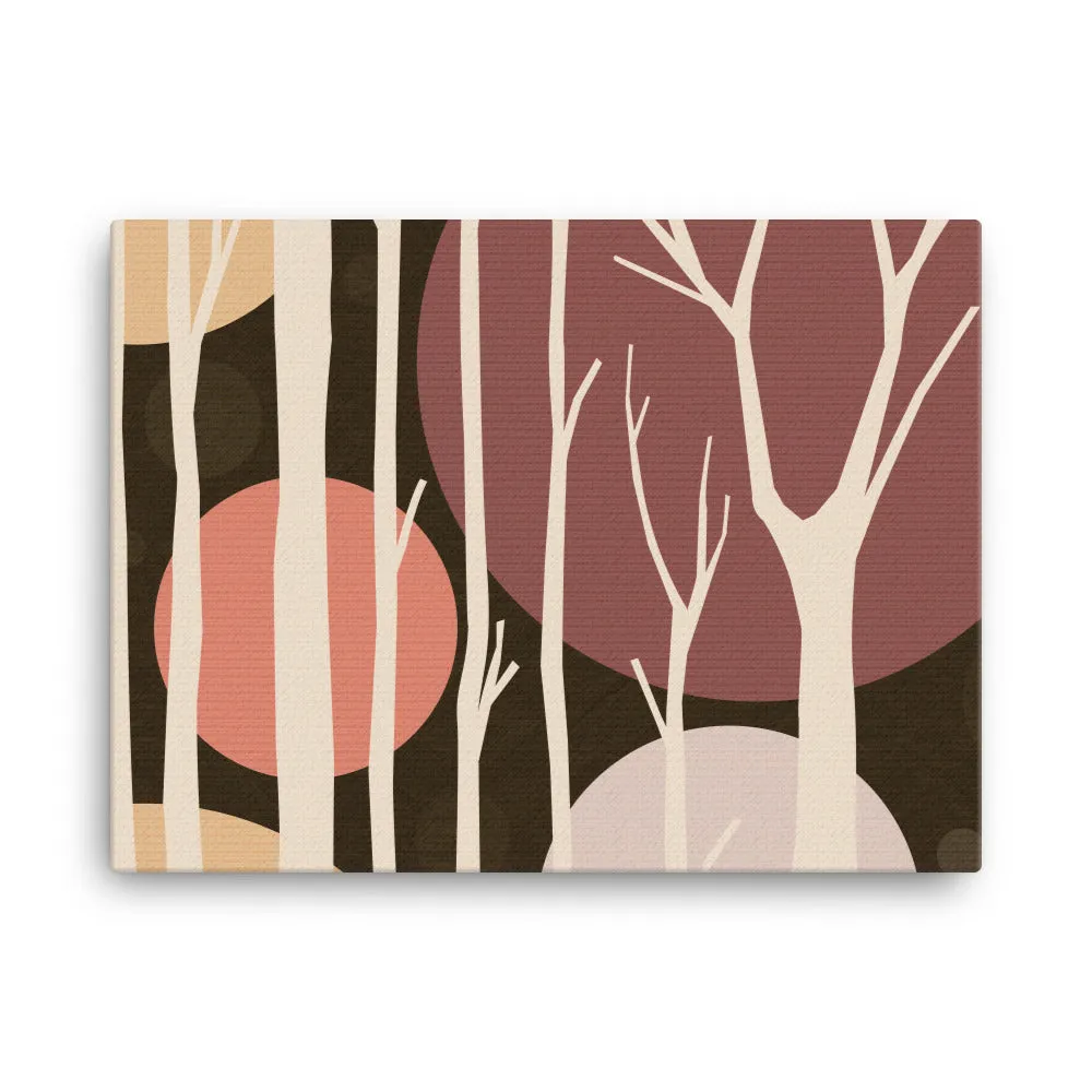 Mauve Wood Ready-to-Hang Premium Wrapped Wood Frame Art - Designed by Michigan Artists