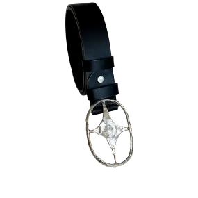 Metal Star Silver Belt