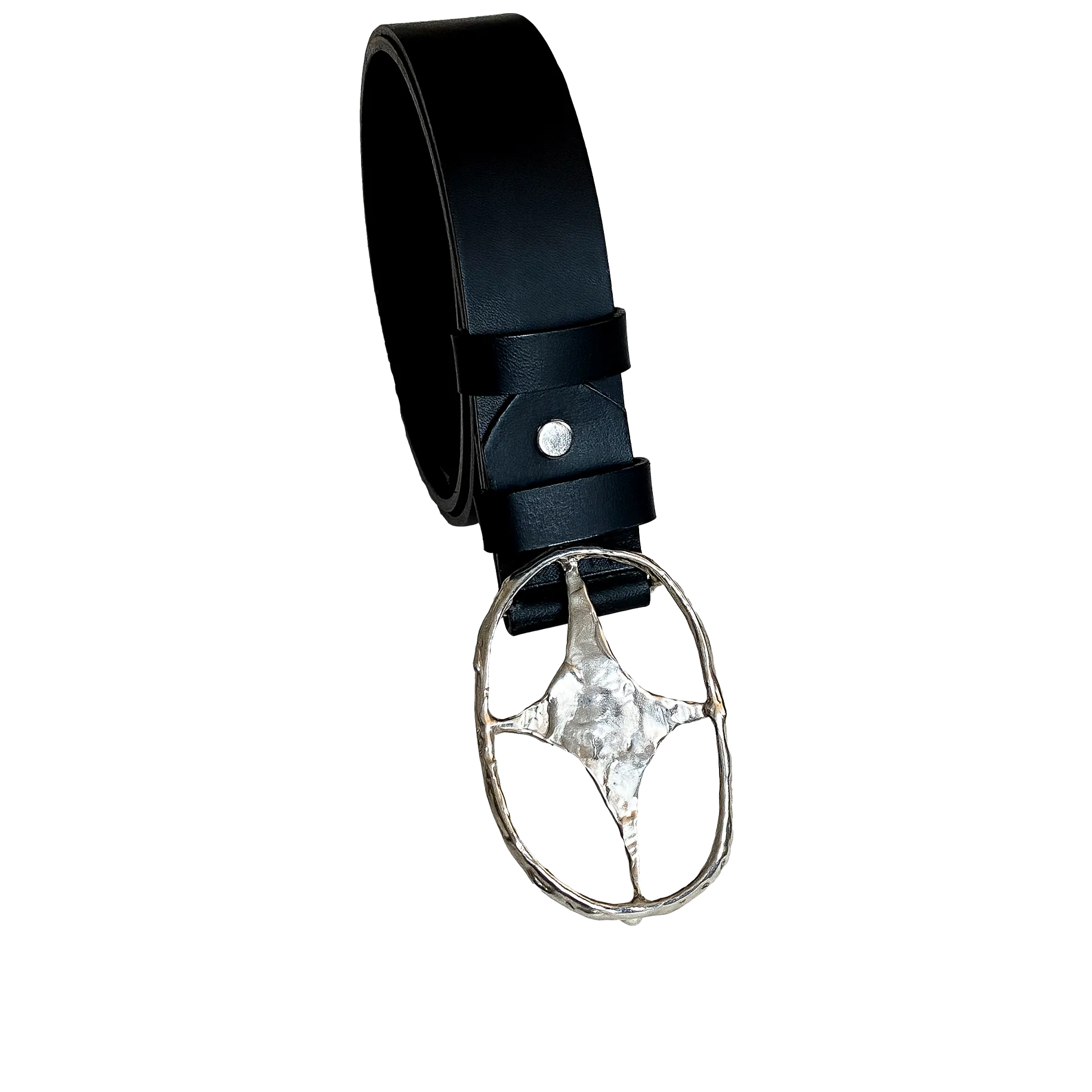 Metal Star Silver Belt
