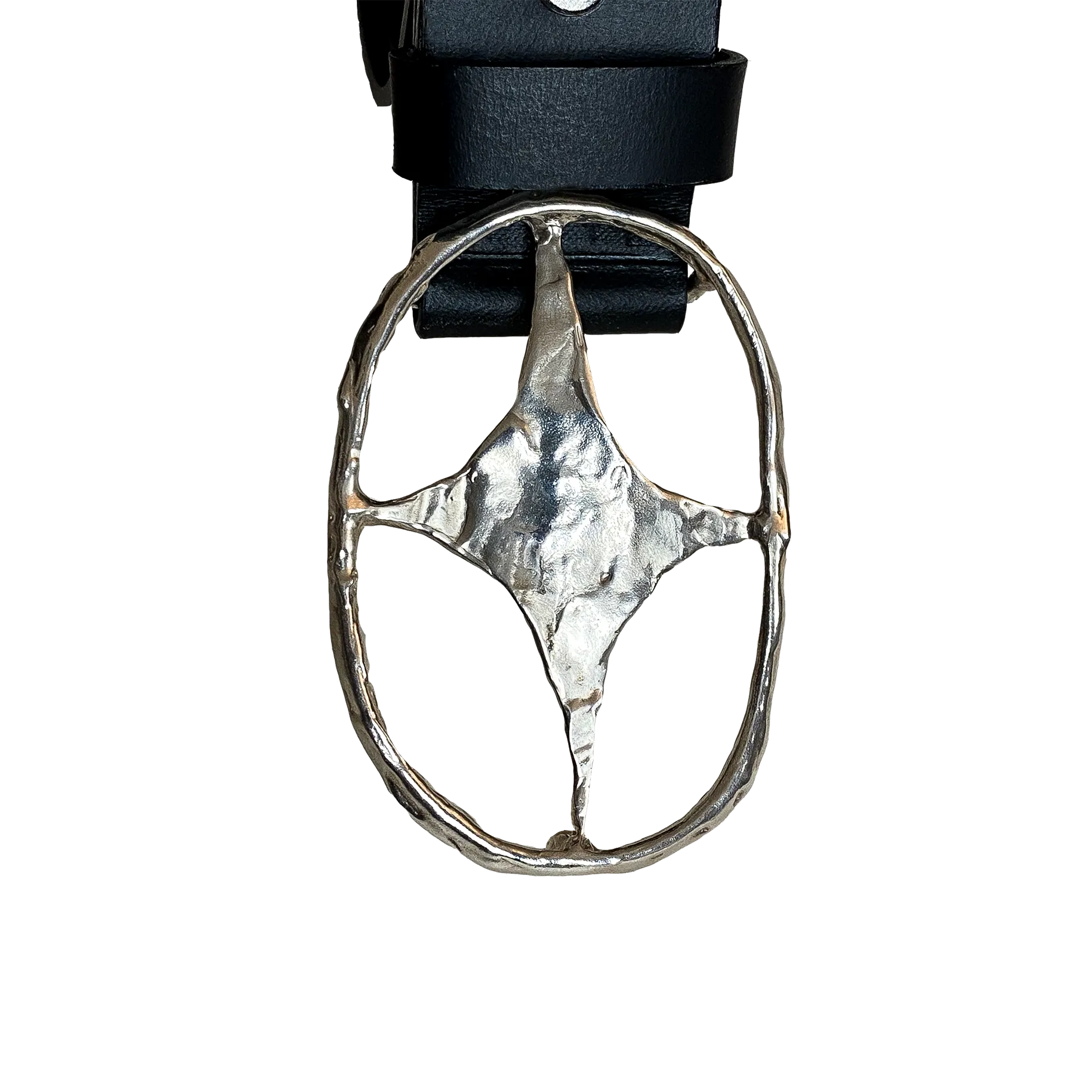 Metal Star Silver Belt