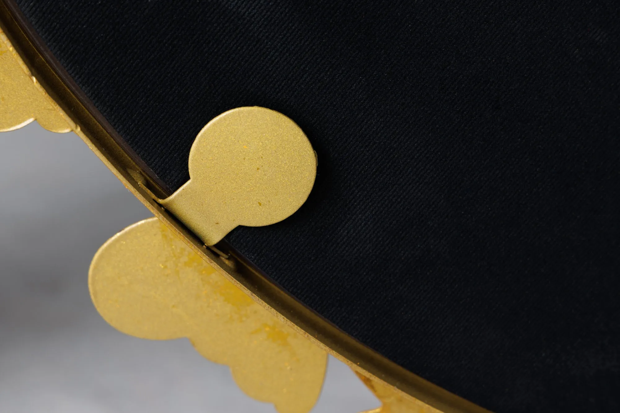 Mirror Butterfly Asymmetrical 78cm Metal Gold