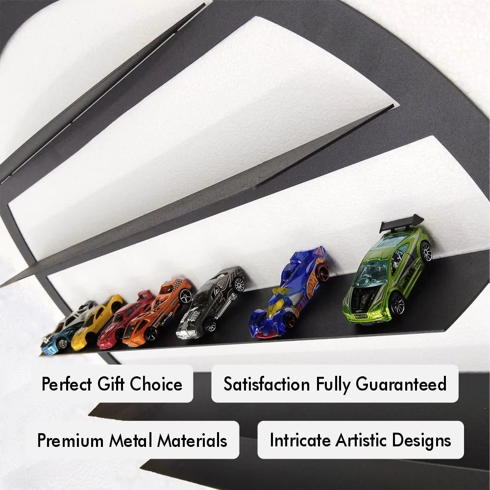 Model Car Display Shelf With Custom Names