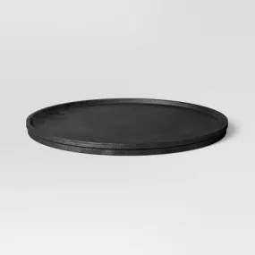 Open Box - Cast Metal Round Tray - Threshold