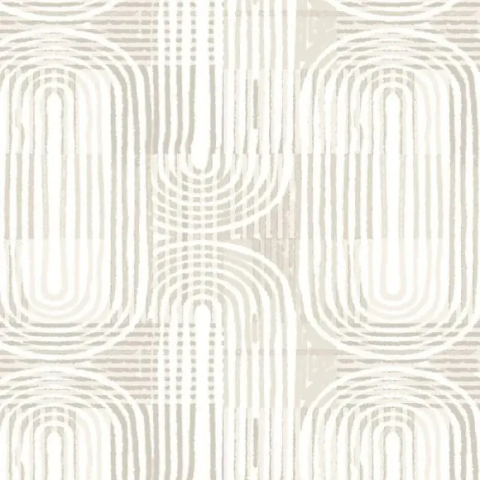 Origin Curved Line Wall Mural Grey