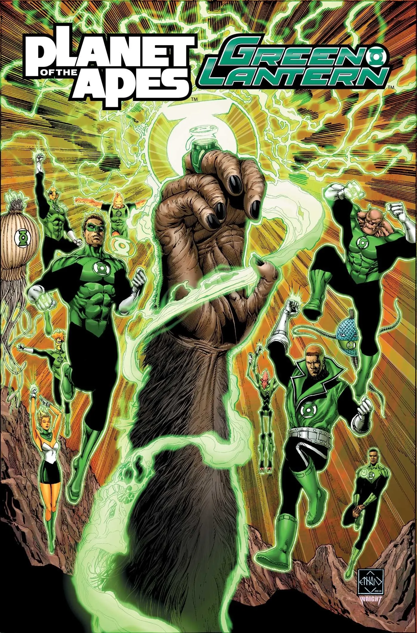 Planet Of The Apes Green Lantern