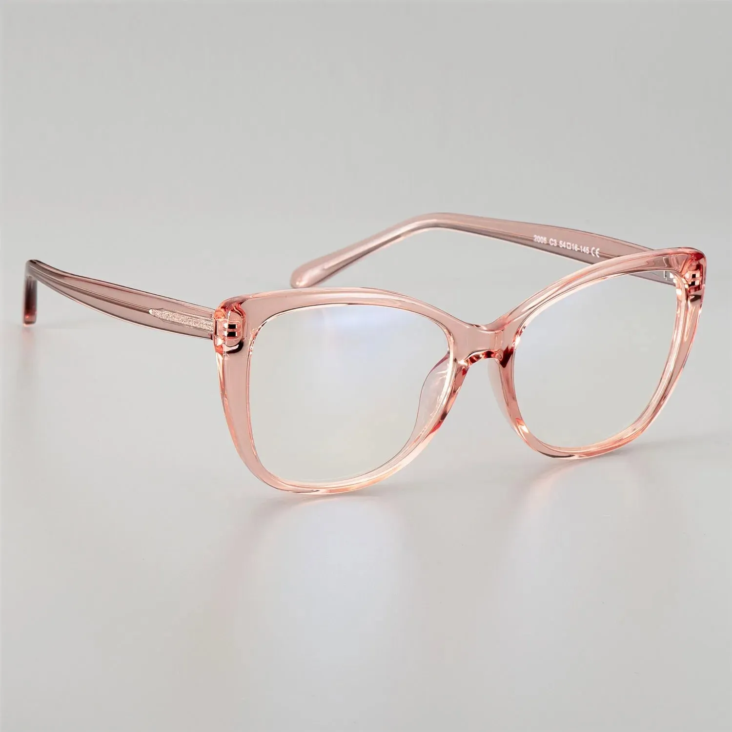 Plastic Titanium Light Cat Eye Optical Glasses