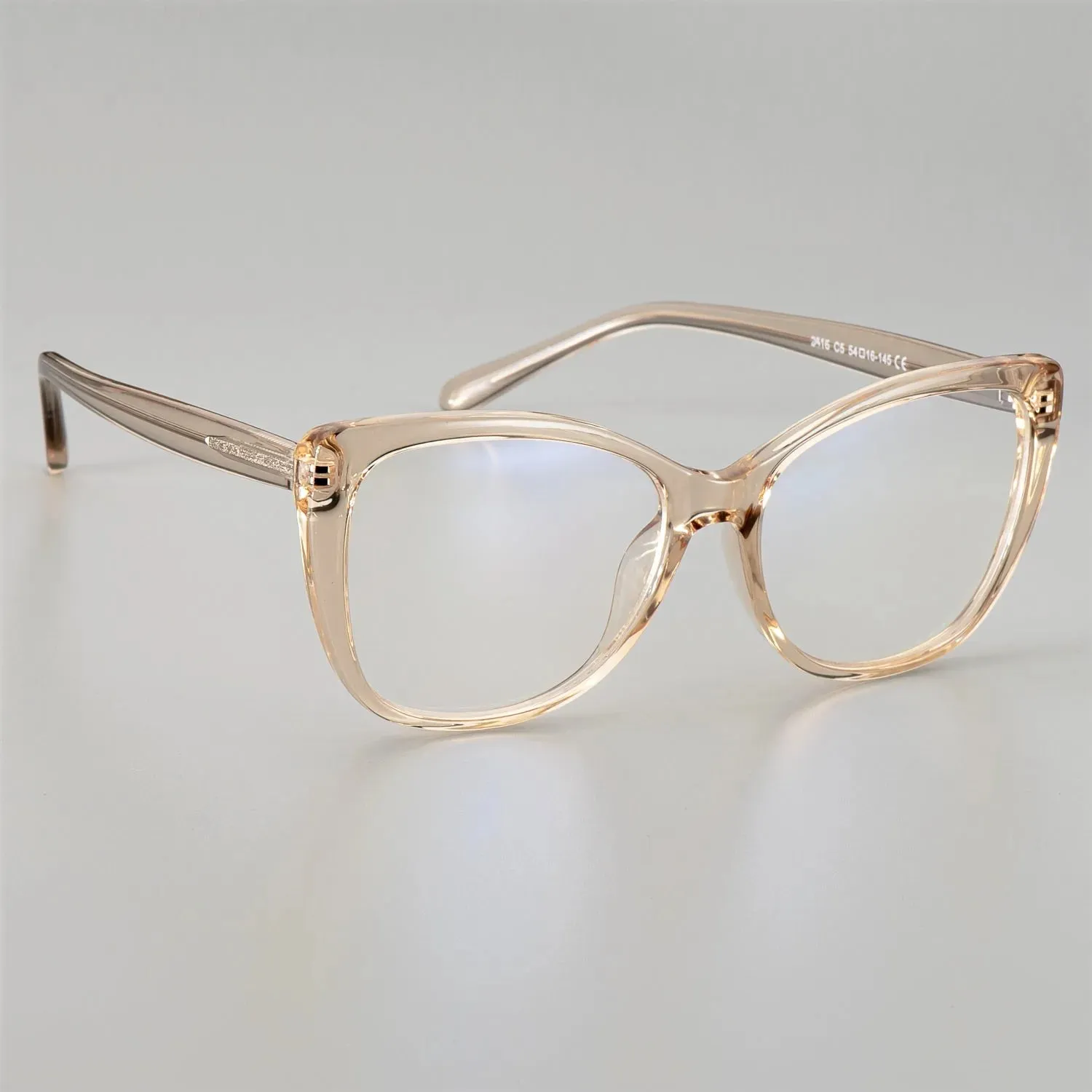 Plastic Titanium Light Cat Eye Optical Glasses