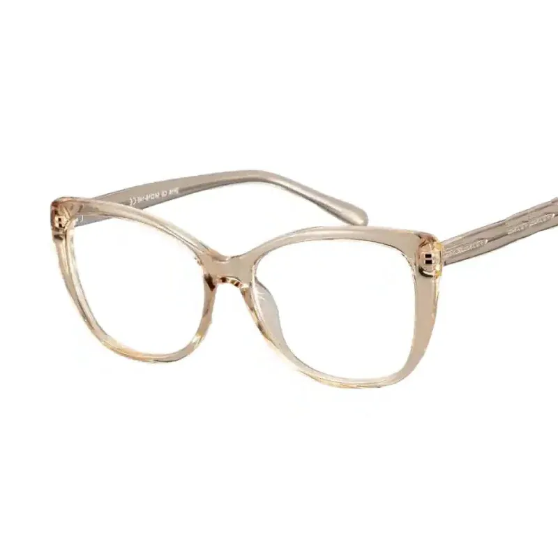 Plastic Titanium Light Cat Eye Optical Glasses