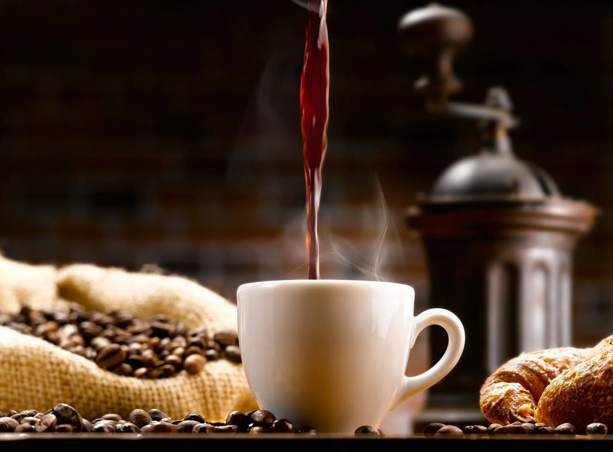 Pouring Fresh Coffee Wall Mural