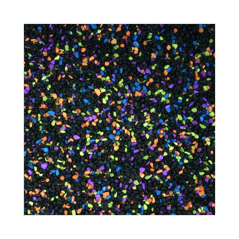 Pure Water Pebbles Premium Fresh Water Coated Aquarium Gravel LaserNite Glo - 5 lbs - 6 Count