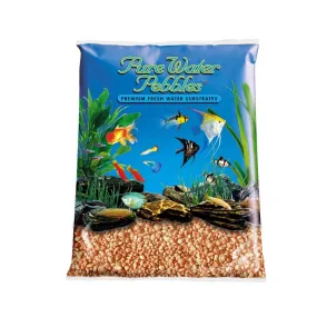 Pure Water Pebbles Premium Fresh Water Coated Aquarium Gravel Neon Pink - 5 lbs - 6 Count