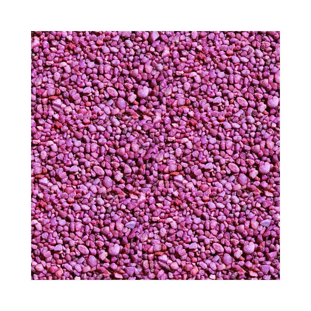 Pure Water Pebbles Premium Fresh Water Coated Aquarium Gravel Neon Purple - 5 lbs - 6 Count