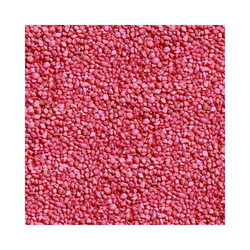 Pure Water Pebbles Premium Fresh Water Coated Aquarium Gravel Neon Red - 5 lbs - 6 Count