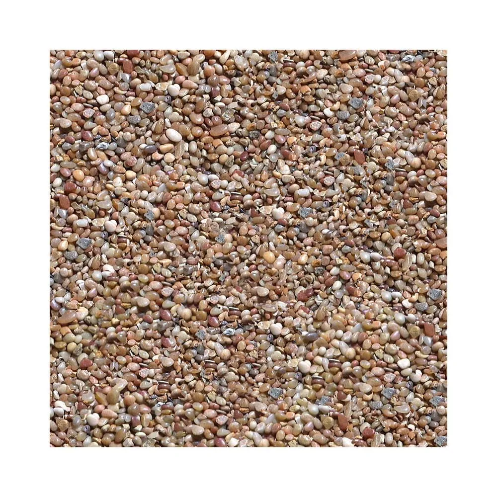 Pure Water Pebbles Premium Fresh Water Cumberland River Gems Natural Aquarium Gravel - 5 lbs - 6 Count