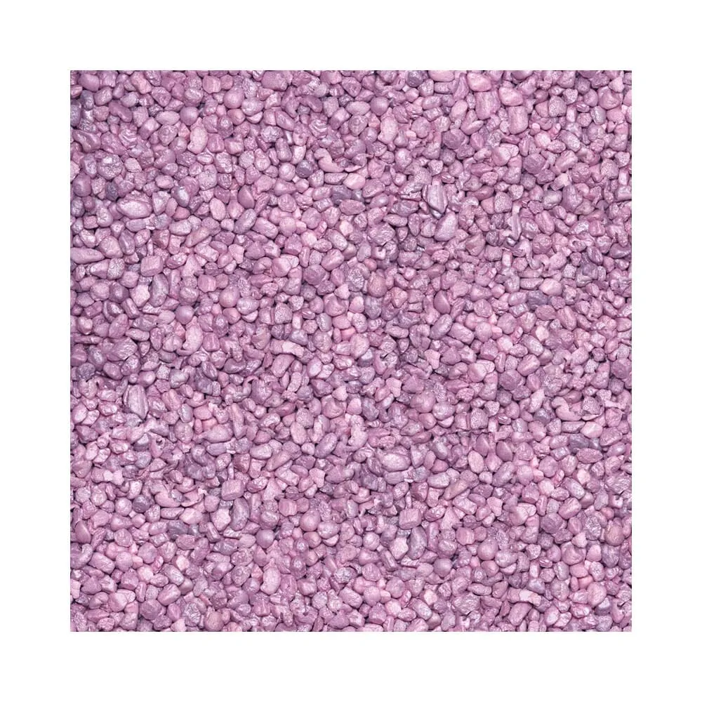 Pure Water Pebbles Premium Fresh Water Frosted Aquarium Gravel Lavender - 5 lbs - 6 Count