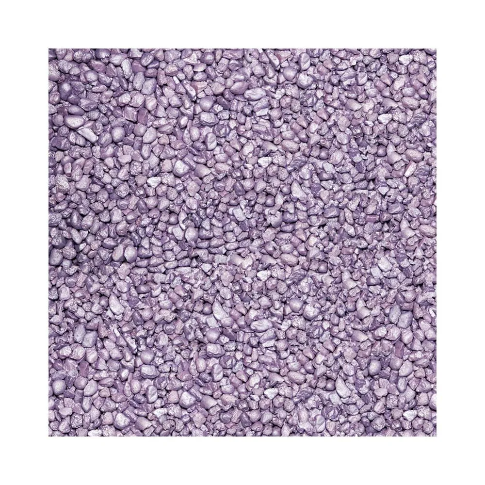 Pure Water Pebbles Premium Fresh Water Frosted Aquarium Gravel Purple - 5 lbs - 6 Count