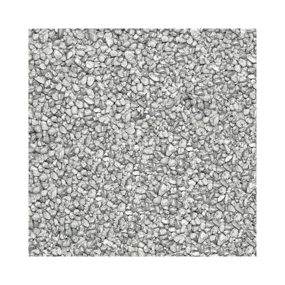 Pure Water Pebbles Premium Fresh Water Frosted Aquarium Gravel Silver - 5 lbs - 6 Count