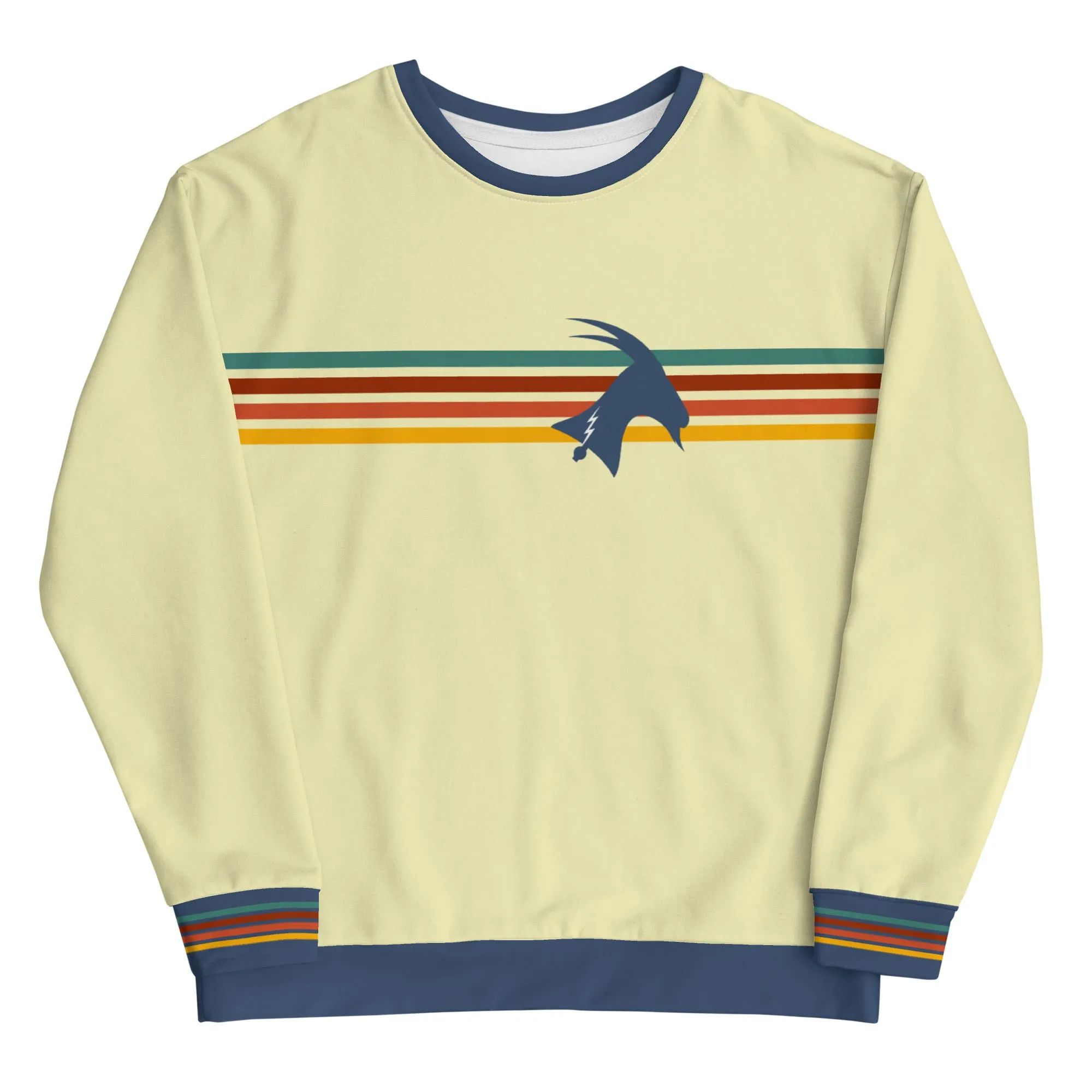 "Phillygoat Retro Vibes" All-Over Sweatshirt