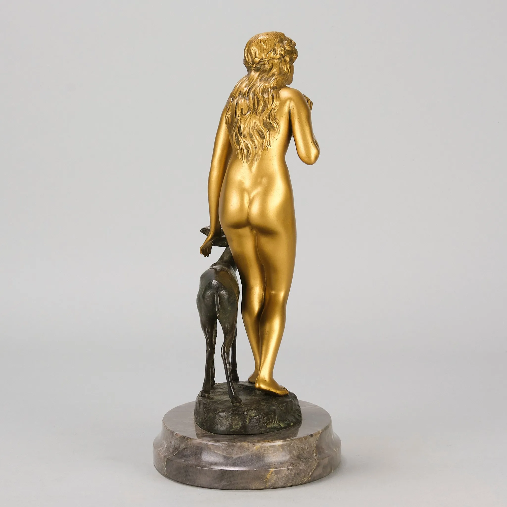 "Woman and Deer" by Perrot