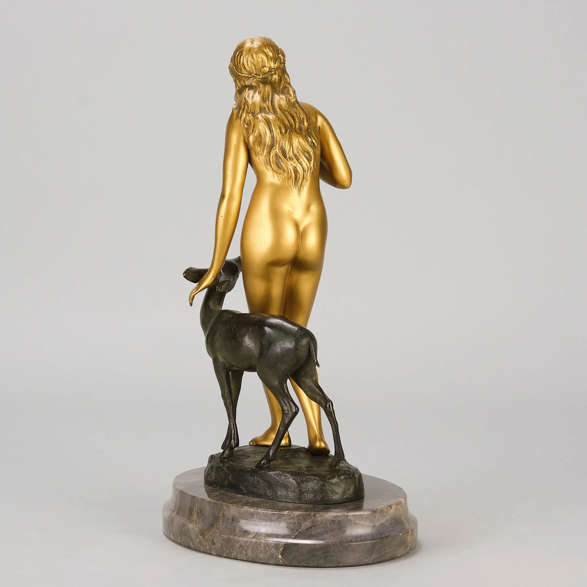 "Woman and Deer" by Perrot