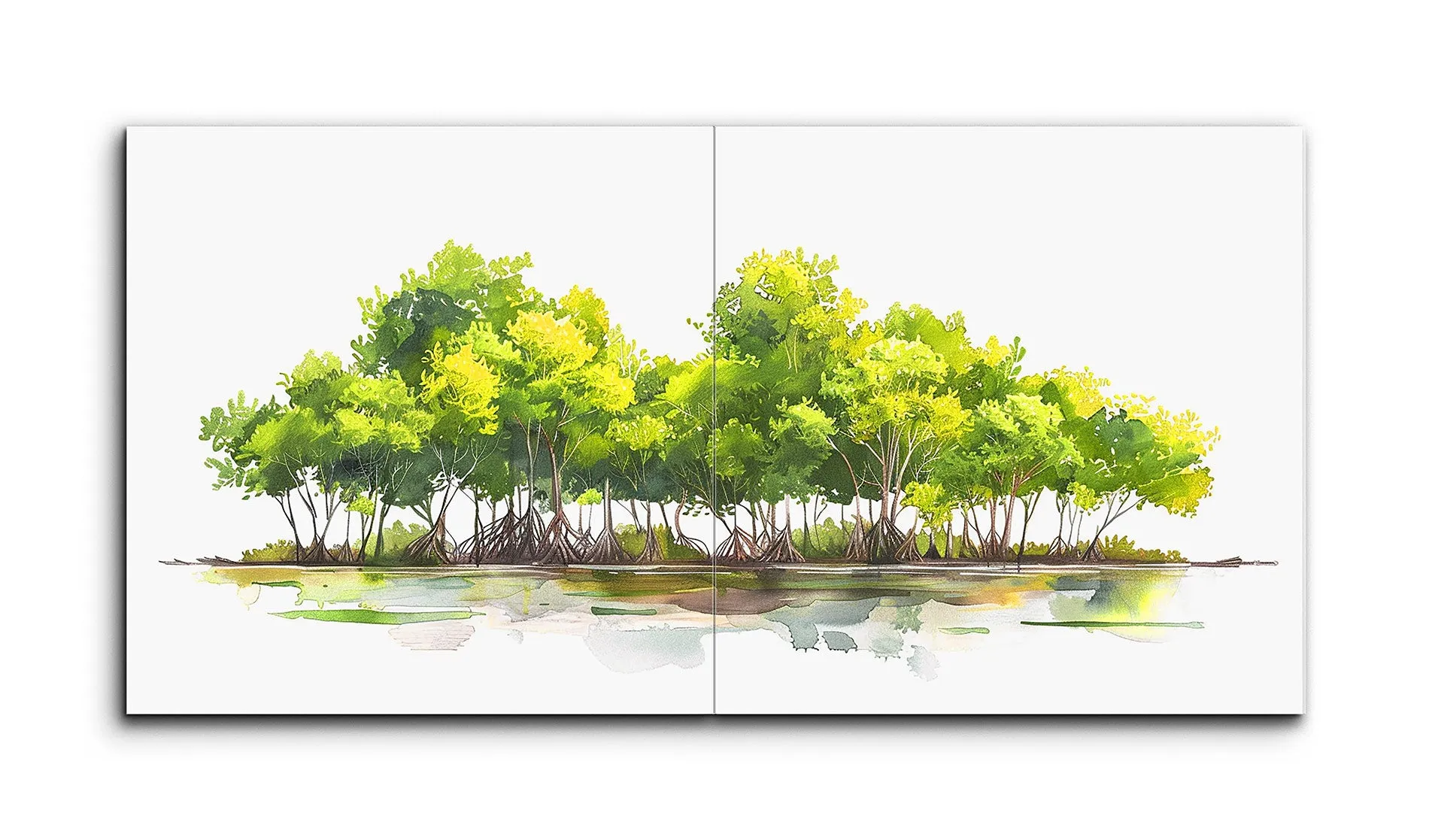 Serene Grove Reflection