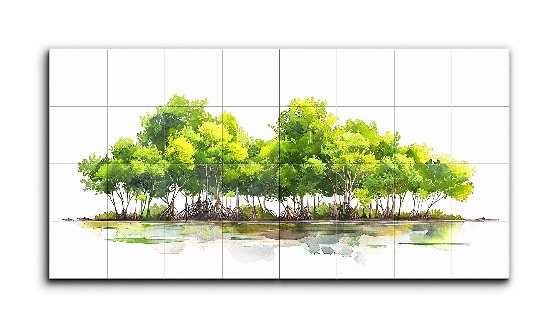 Serene Grove Reflection
