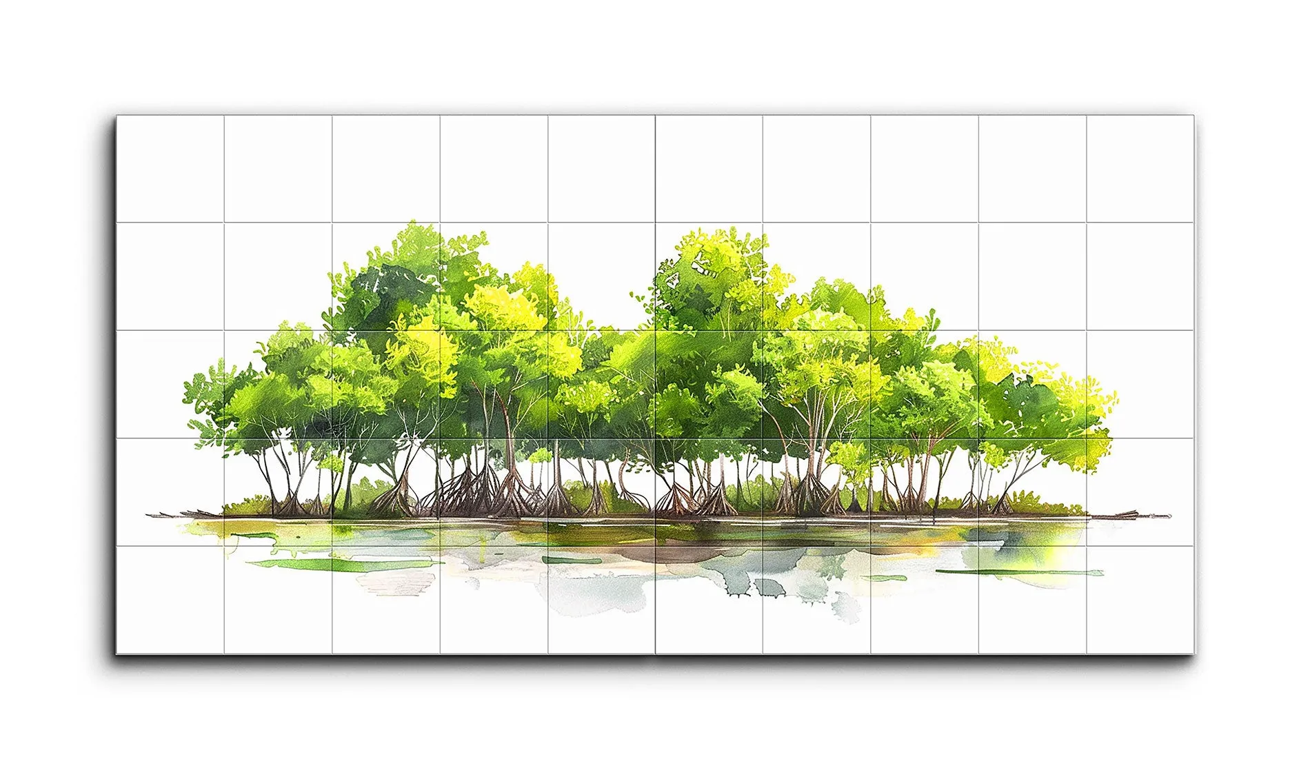 Serene Grove Reflection