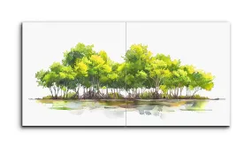 Serene Grove Reflection
