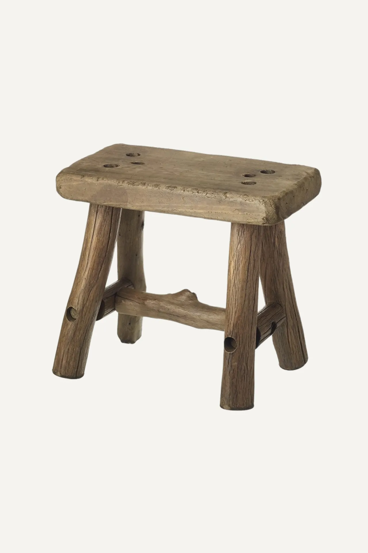 Small Rustic Wooden Stool