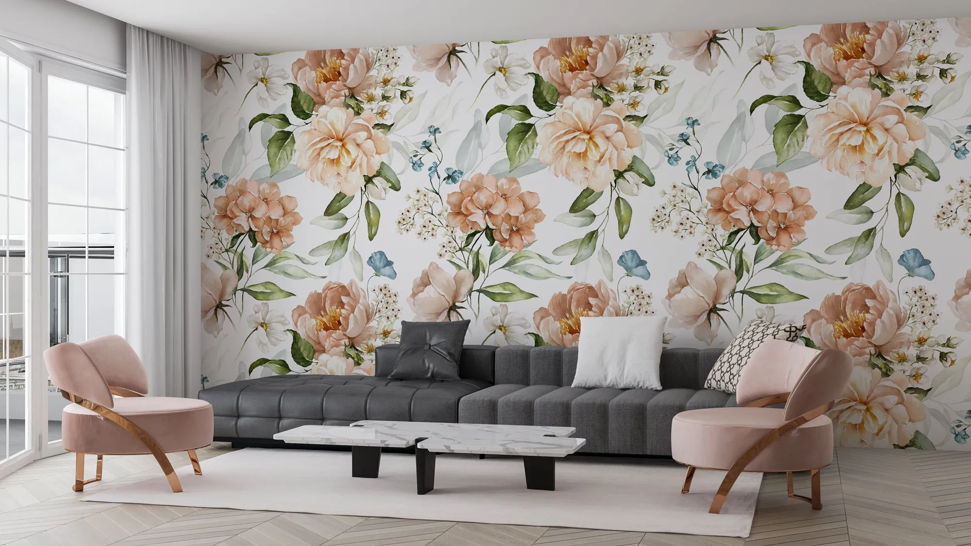 Spring Flowers Design Wallpaper