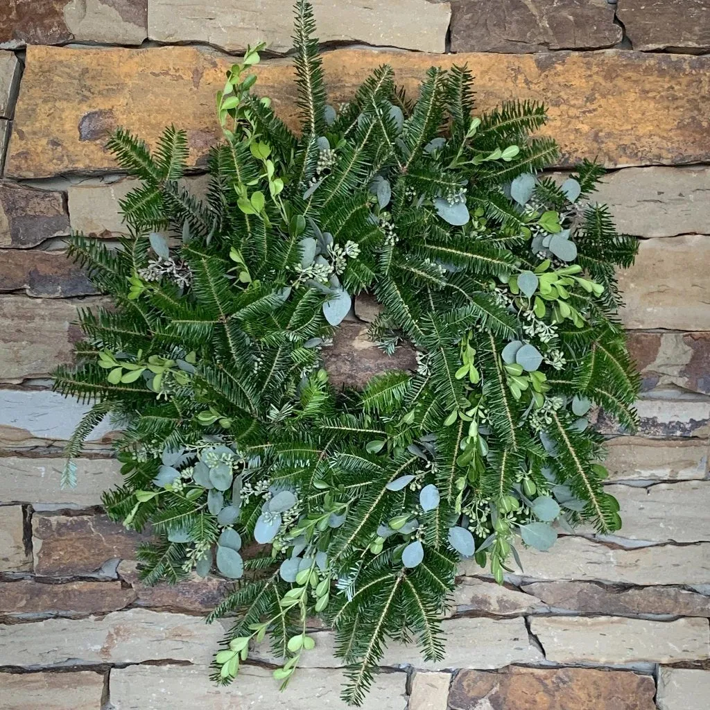 Sweater Weather Fraser Fir Wreath, Garland, or Combo