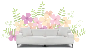 Sweet Pea Spray Paint-by-Number Mural