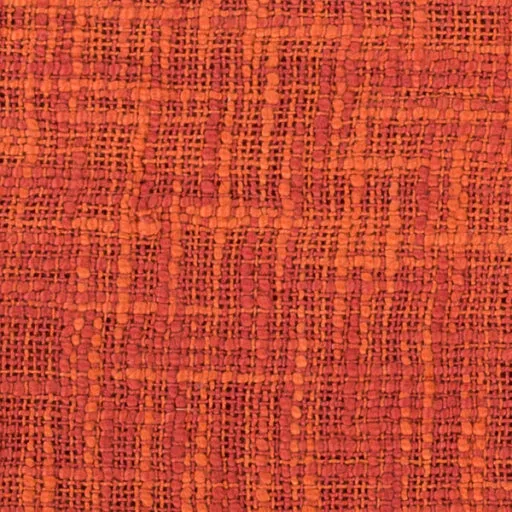 Tori Cotton Burnt Orange Throw 4'1"W x 4'11"L