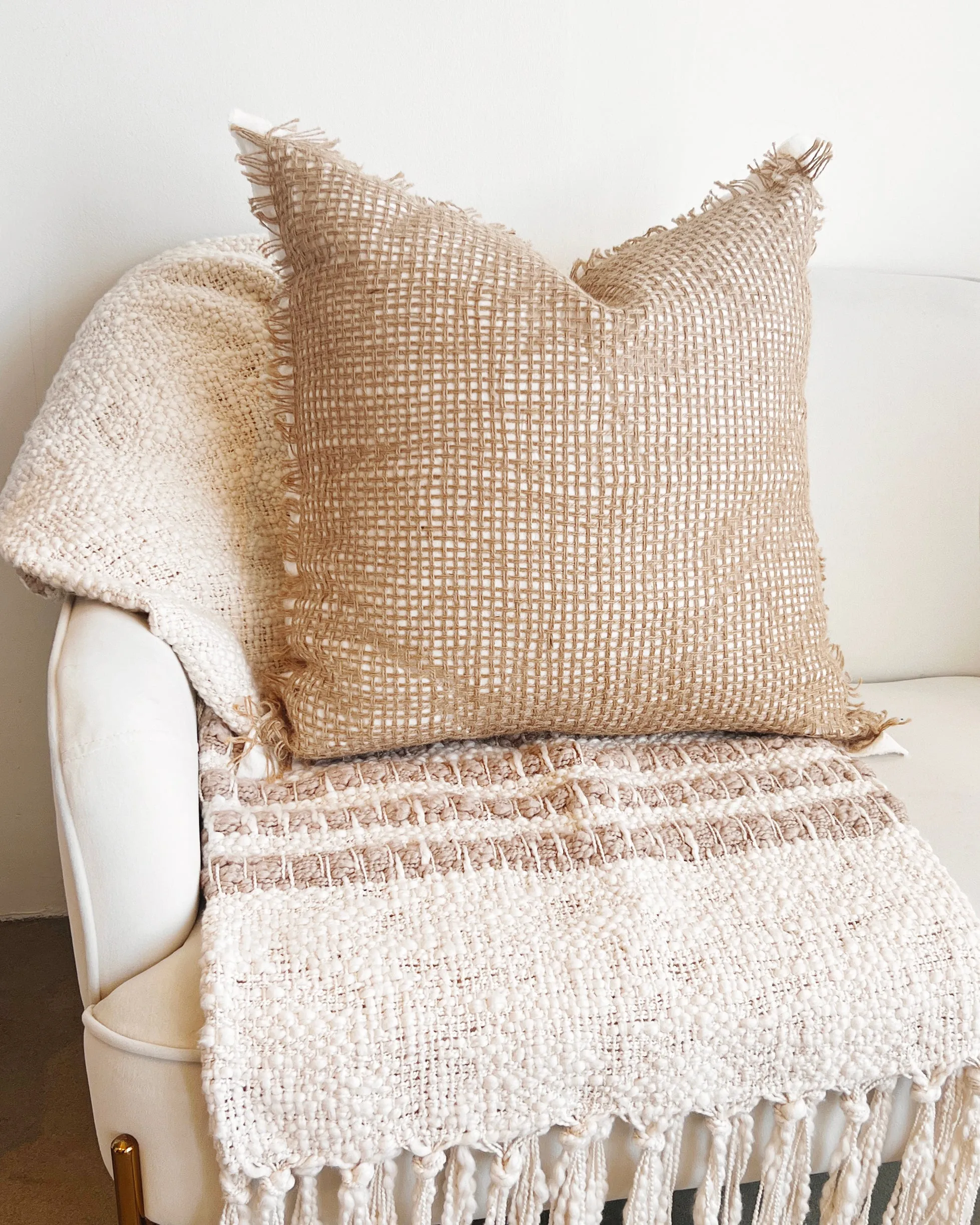 Tramas Linen & Jute Pillow