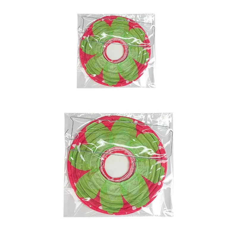 Yeknu Strawberry Paper Lanterns Hanging Decor