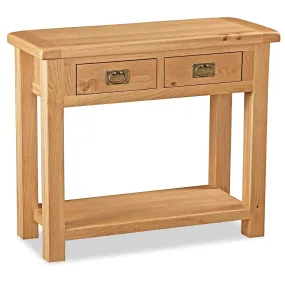 Zelah Oak Console Table